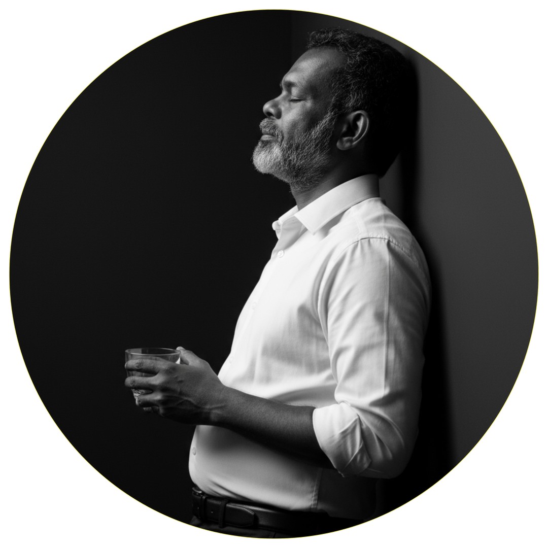 Retrato P&B - Redes Sociais